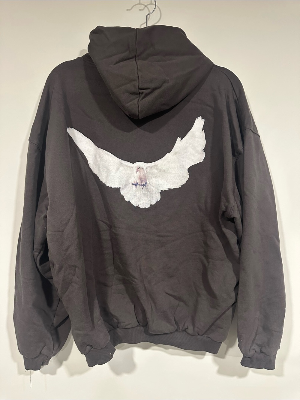 YZY Yeezy Gap Engineered by Balenciaga Dove Hoodie Sweatshirt Dark Gray M EUC